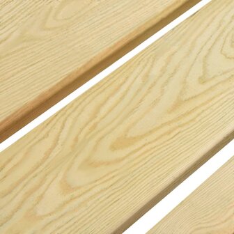 Tuinbank 140 cm ge&iuml;mpregneerd grenenhout 4