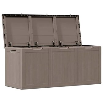 Tuinbox 270 L PP houtlook bruin 3