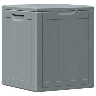 Tuinbox 90 L PP houtlook grijs 2