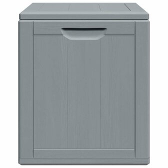 Tuinbox 90 L PP houtlook grijs 5