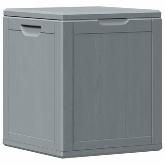 Tuinbox 90 L PP houtlook grijs 6