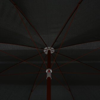 Parasol met stalen paal 300 cm antracietkleurig 4