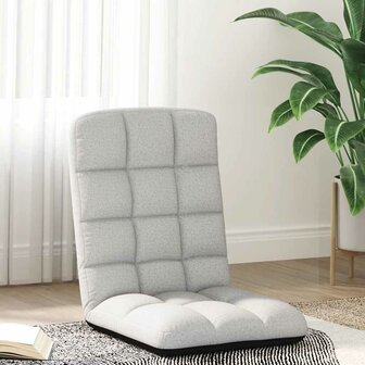 Opvouwbare vloerstoel Cloud Grey 71x51x62 cm Stof 1