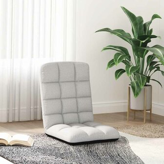 Opvouwbare vloerstoel Cloud Grey 71x51x62 cm Stof 3