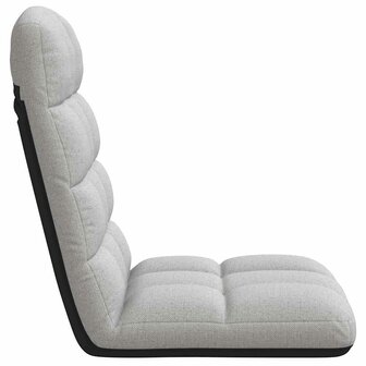 Opvouwbare vloerstoel Cloud Grey 71x51x62 cm Stof 5