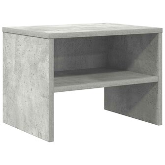 Nachtkastje 40x30x30 cm bewerkt hout betongrijs 2