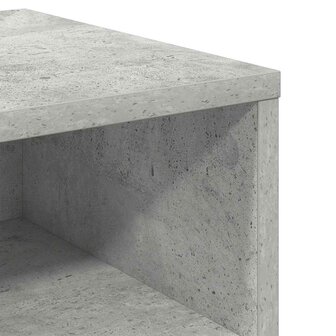 Nachtkastje 40x30x30 cm bewerkt hout betongrijs 8