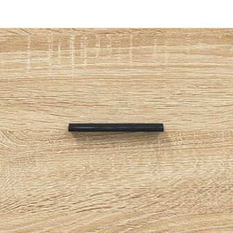 Nachtkastje wandgemonteerd 35x35x20 cm sonoma eikenkleurig 9