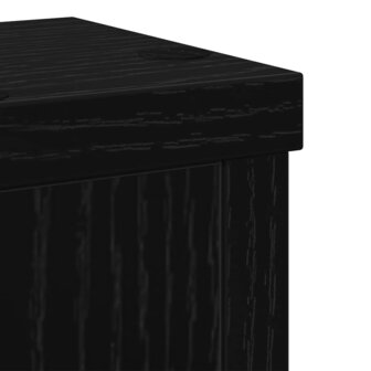 Plantenstandaarden 2 stuks Zwart Eiken 10x10x18 cm Geengineerd Hout 7
