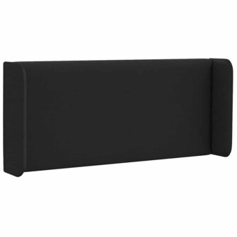 Hoofdbord met hoofdeinde Zwart 40.5 x 4 x 40.5 cm Stof 3
