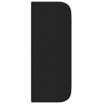 Hoofdbord met hoofdeinde Zwart 40.5 x 4 x 40.5 cm Stof 7