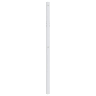 Hoofdbord 100 cm metaal wit 5