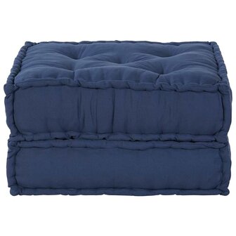Modulaire Poef in Indigo - 70x70x36 Stof 3