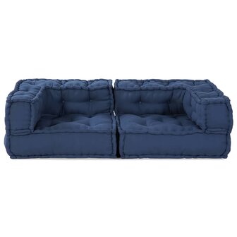 Modulaire poef Indigo 140x70x36 stof 3