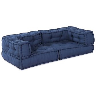 Modulaire poef Indigo 140x70x36 stof 4