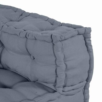 Grijze Modulaire Poef 140 x 70 x 36 cm 6