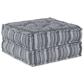 Modulaire Poef in Grijs - 70x36 cm 3
