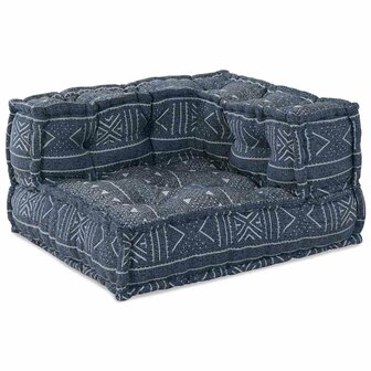 Modulair Poef Indigo 70 x 70 x 54 Stof 3