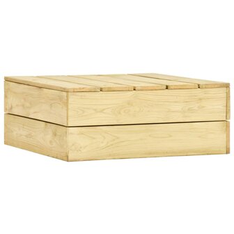 Tuintafel 75x75x31 cm ge&iuml;mpregneerd grenenhout 1