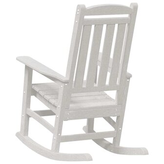 Tuin Schommelstoel Wit 70 x 92 x 108cm Kunststof 6