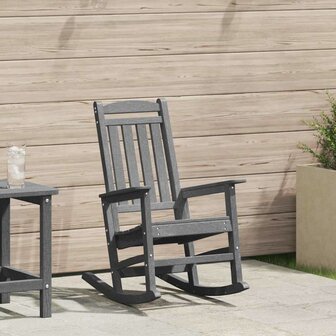 Tuin Schommelstoel Lichtgrijs 70 x 92 x 108 cm HDPE 1