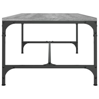 Salontafel 100x50x35 cm bewerkt hout grijs sonoma 5