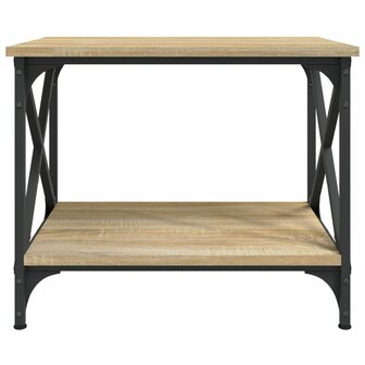 Bijzettafel 55x38x45 cm bewerkt hout sonoma eikenkleurig 4
