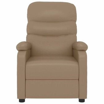 Massagestoel kunstleer cappuccinokleurig 3