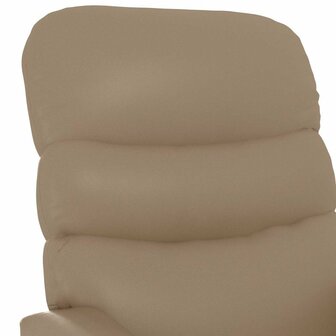 Massagestoel kunstleer cappuccinokleurig 6
