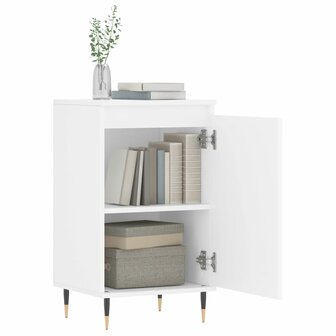 Dressoir 40x35x70 cm bewerkt hout wit 4