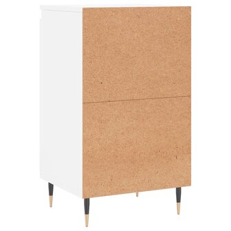 Dressoir 40x35x70 cm bewerkt hout wit 8