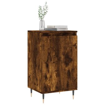 Dressoir 40x35x70 cm bewerkt hout gerookt eikenkleurig 3