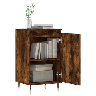 Dressoir 40x35x70 cm bewerkt hout gerookt eikenkleurig 4