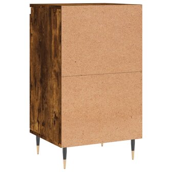 Dressoir 40x35x70 cm bewerkt hout gerookt eikenkleurig 8