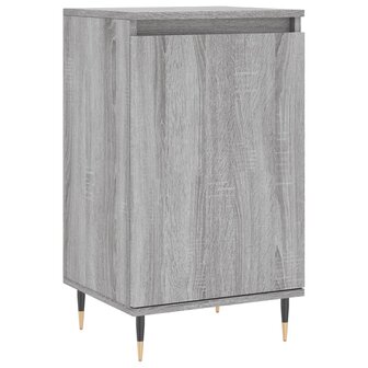 Dressoir 40x35x70 cm bewerkt hout grijs sonoma 2