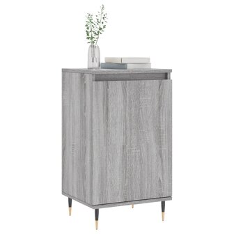 Dressoir 40x35x70 cm bewerkt hout grijs sonoma 3
