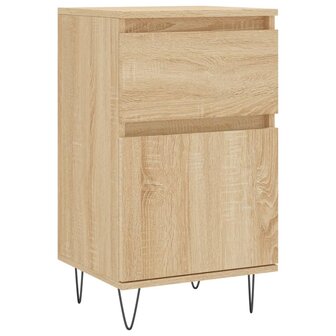 Dressoir 40x35x70 cm bewerkt hout sonoma eikenkleurig 2