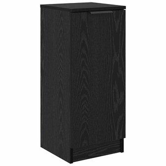 Dressoir Zwart eiken 30 x 30 x 70 cm Bewerkt hout 2