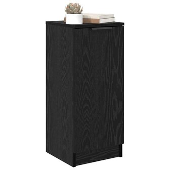 Dressoir Zwart eiken 30 x 30 x 70 cm Bewerkt hout 3