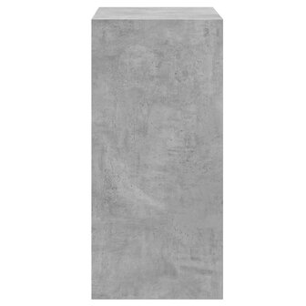 Kledingkast 77x48x102 cm bewerkt hout betongrijs 6