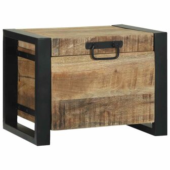 Opbergkisten met opslag Bruin 40 x 30 x 30 cm Massief mangohout 4