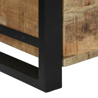 Opbergkisten met opslag Bruin 40 x 30 x 30 cm Massief mangohout 9