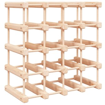 Wijnrek voor 20 flessen 46,5x23x46,5 cm massief grenenhout 2