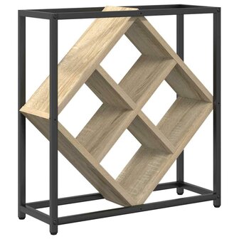 Wijnrek 51x18x52,5 cm bewerkt hout sonoma eikenkleurig 4