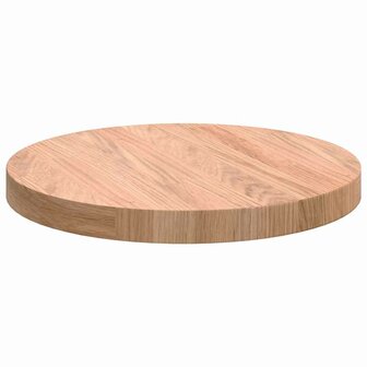 Tafelblad Anders Lichtbruin &Oslash; 30 x 2.5 cm Massief eikenhout 4