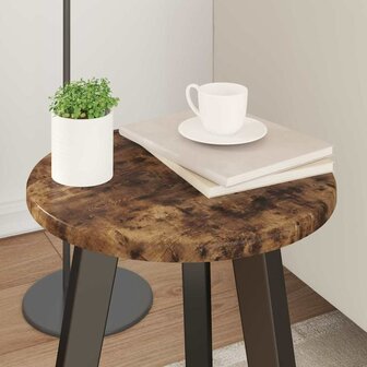 Tafelblad Gerookt eiken 30 x 30 x 1.5 cm Bewerkt hout 4