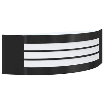 Buitenwandlamp Zwart 32 x 10 x 10 cm Roestvrij staal 2