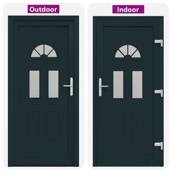 Voordeur Antraciet PVC 7