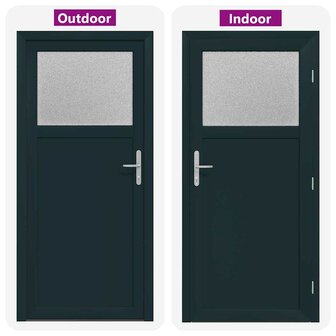 Voordeur Antraciet PVC 8