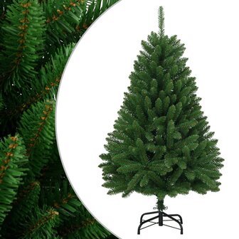 Kunstkerstboom met scharnieren en standaard 150 cm 1